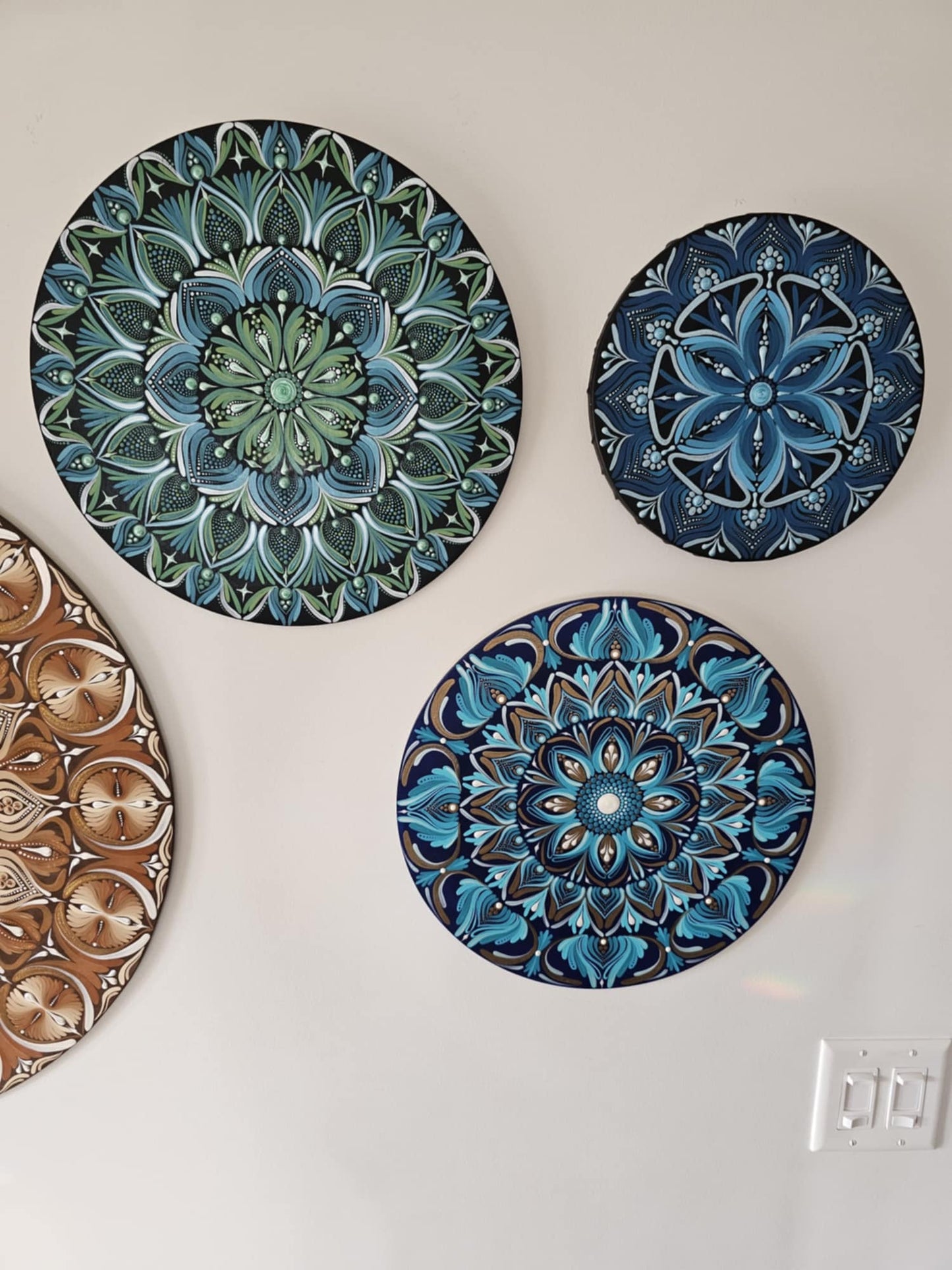 Blue Mandala 14 inch