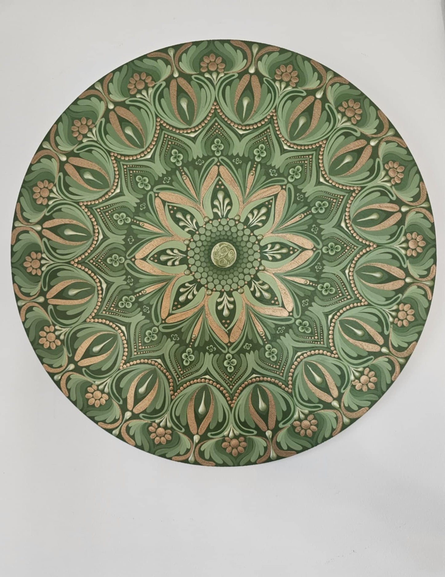 Green Mandala 14 inch