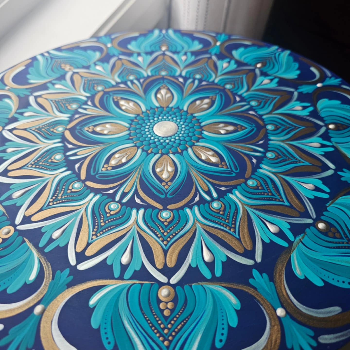 Blue Mandala 14 inch