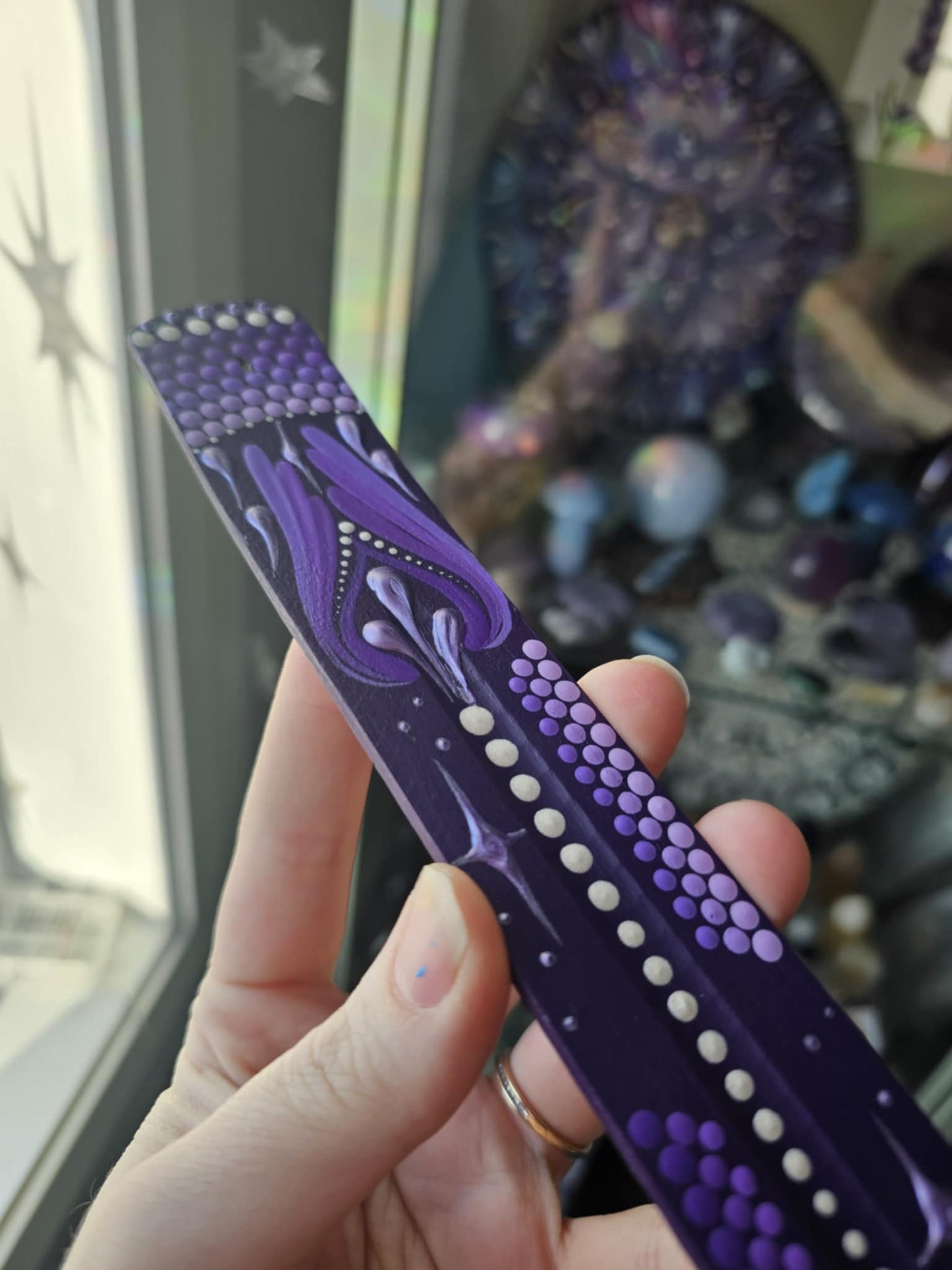 Purple Incense Holder