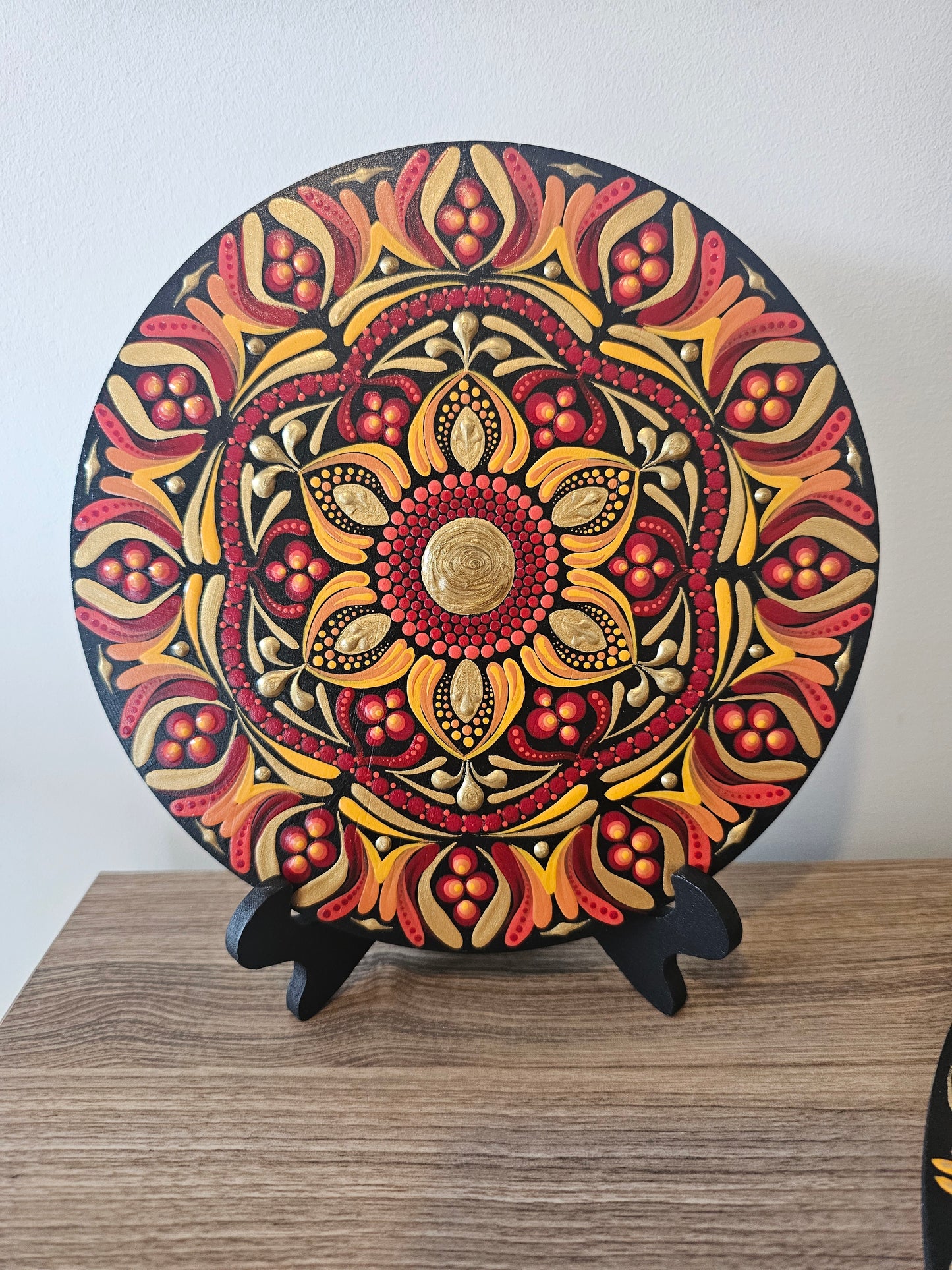 Mandala 8 pouces sur socle