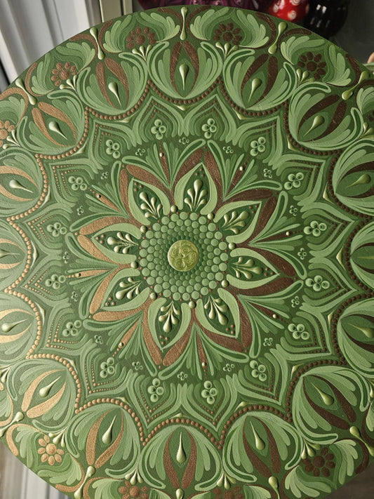 Green Mandala 14 inch