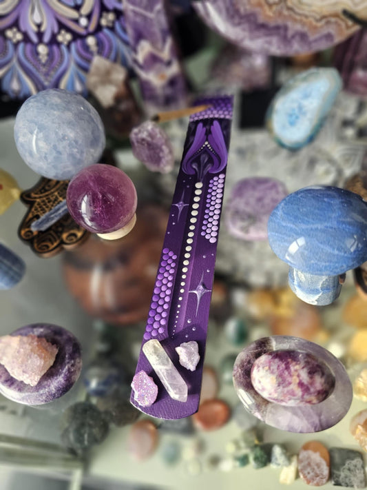 Purple Incense Holder
