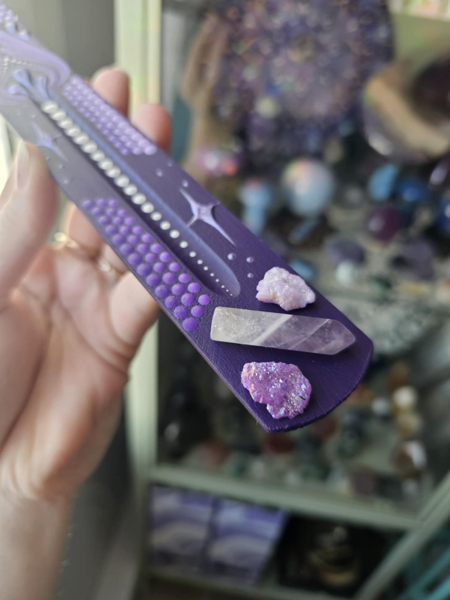 Purple Incense Holder