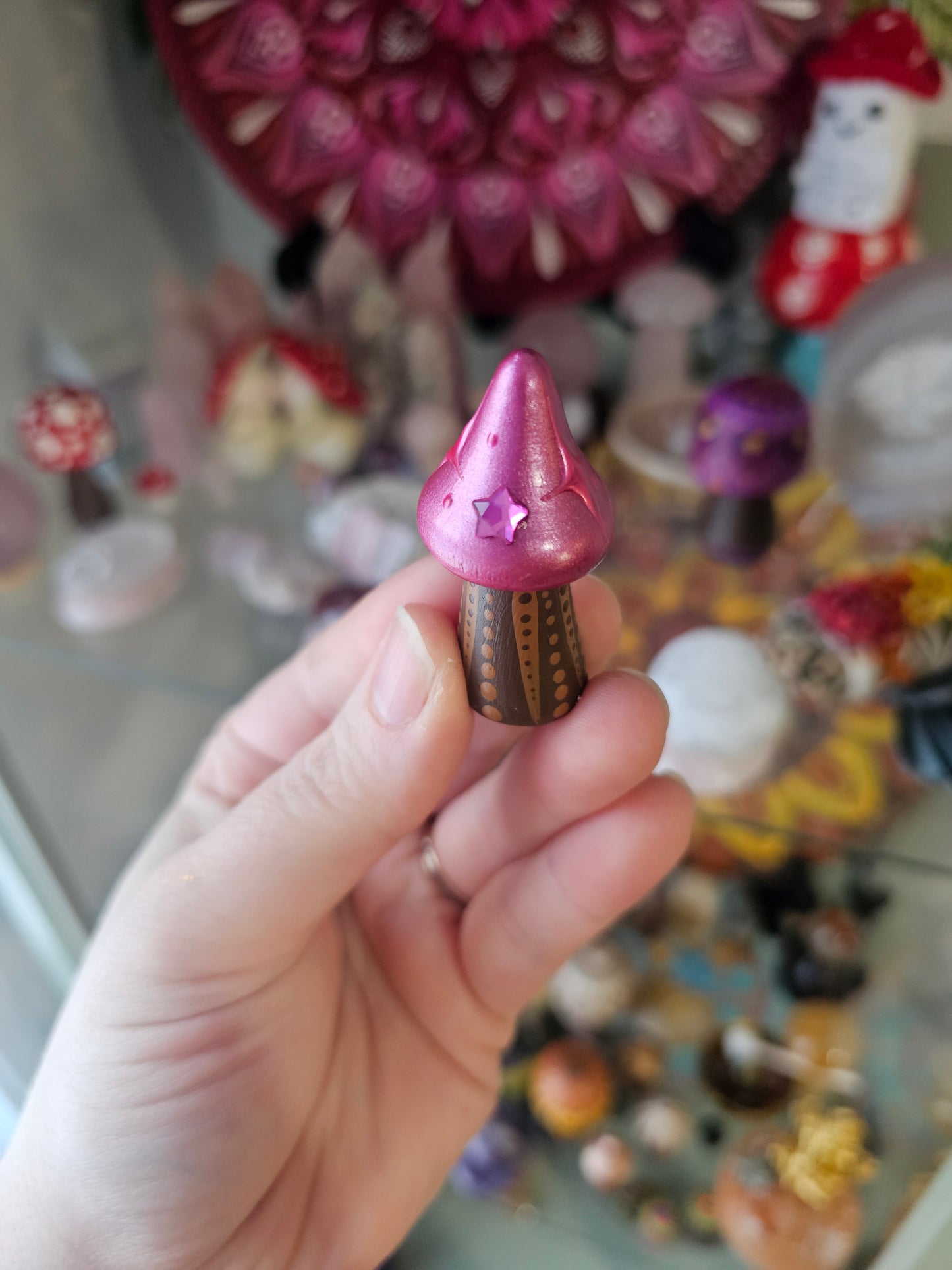 Champignon étoile rose 🍄🩷✨