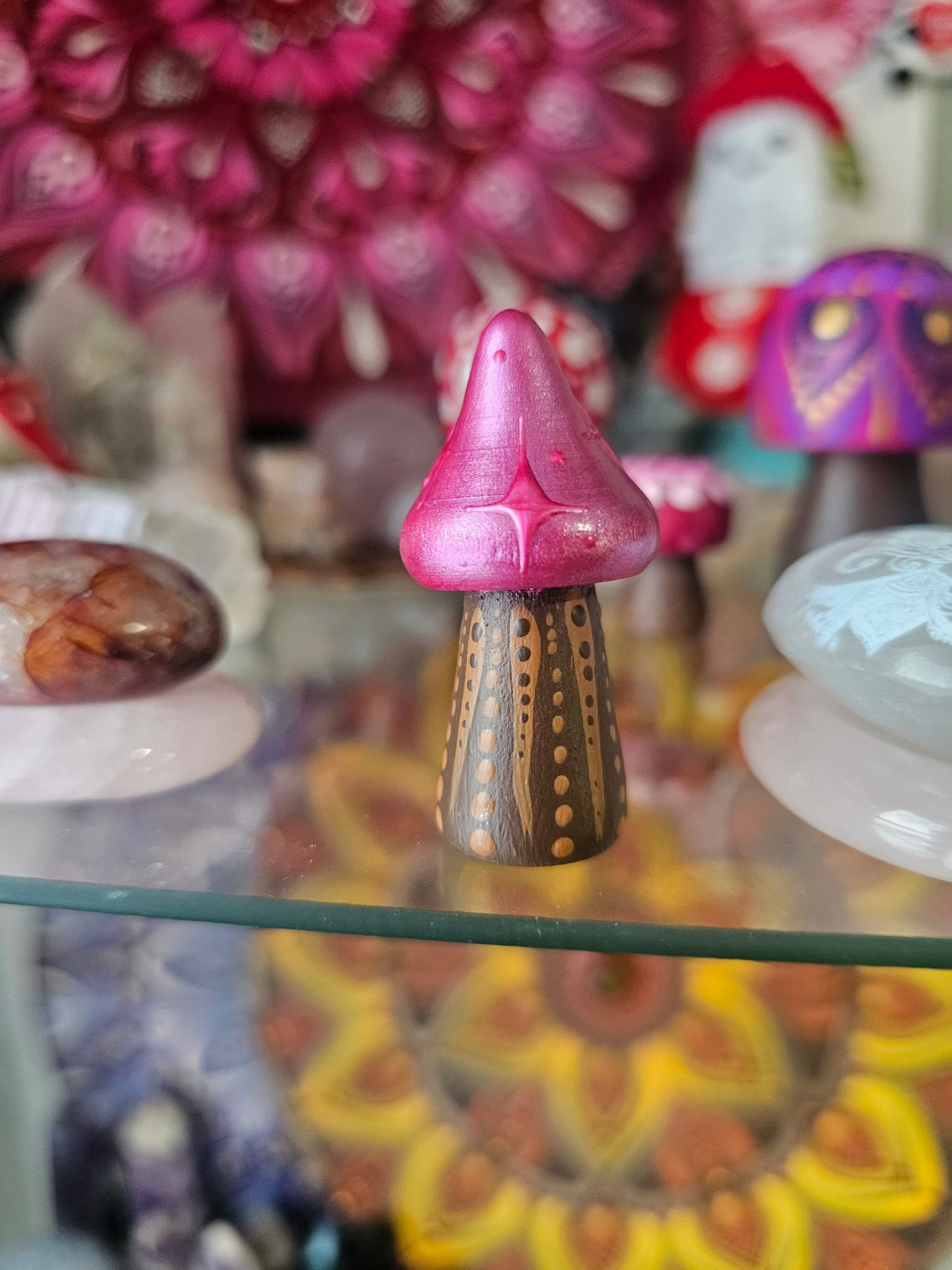 Champignon étoile rose 🍄🩷✨