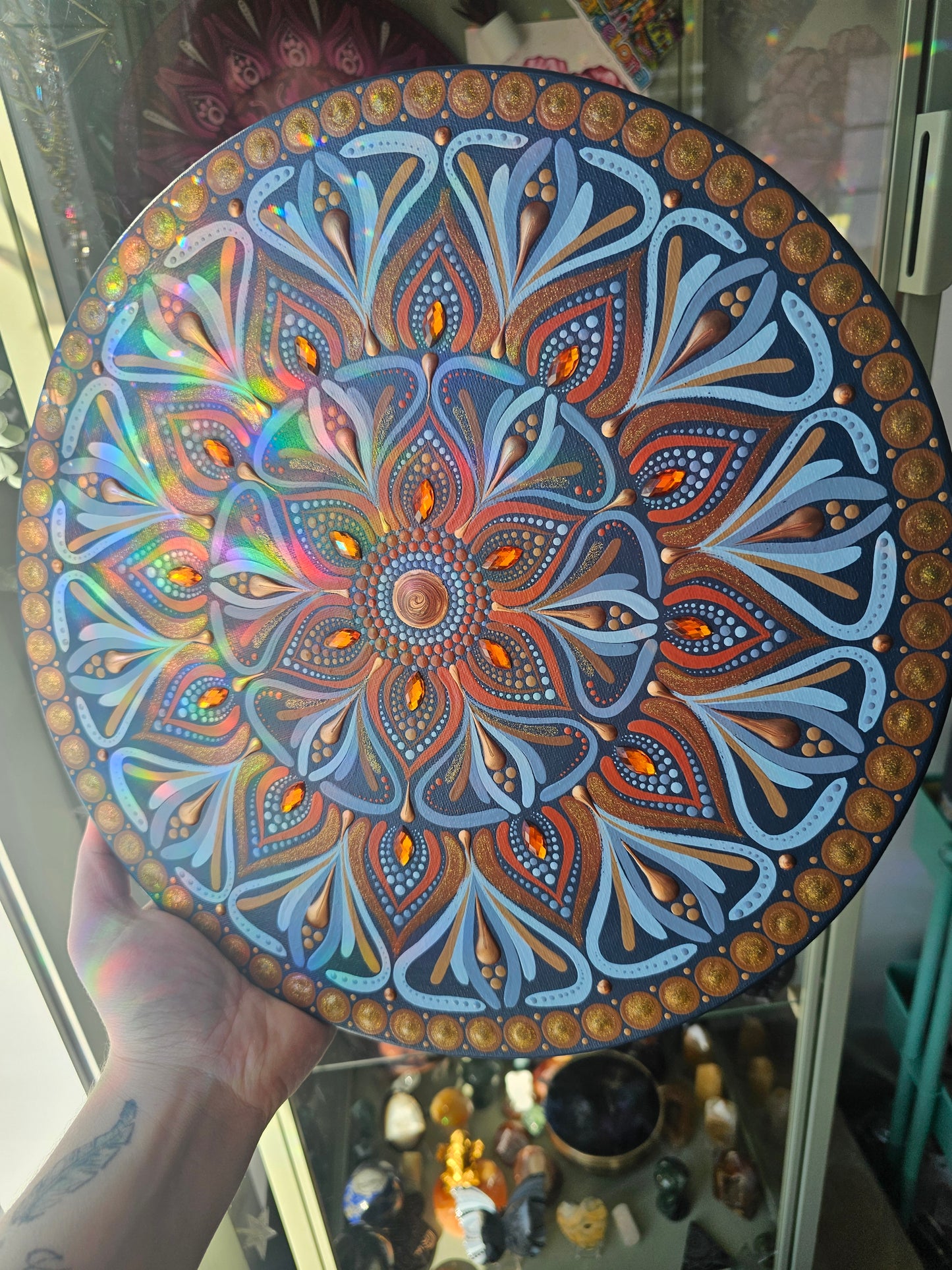 Mandala Argile d'Azure