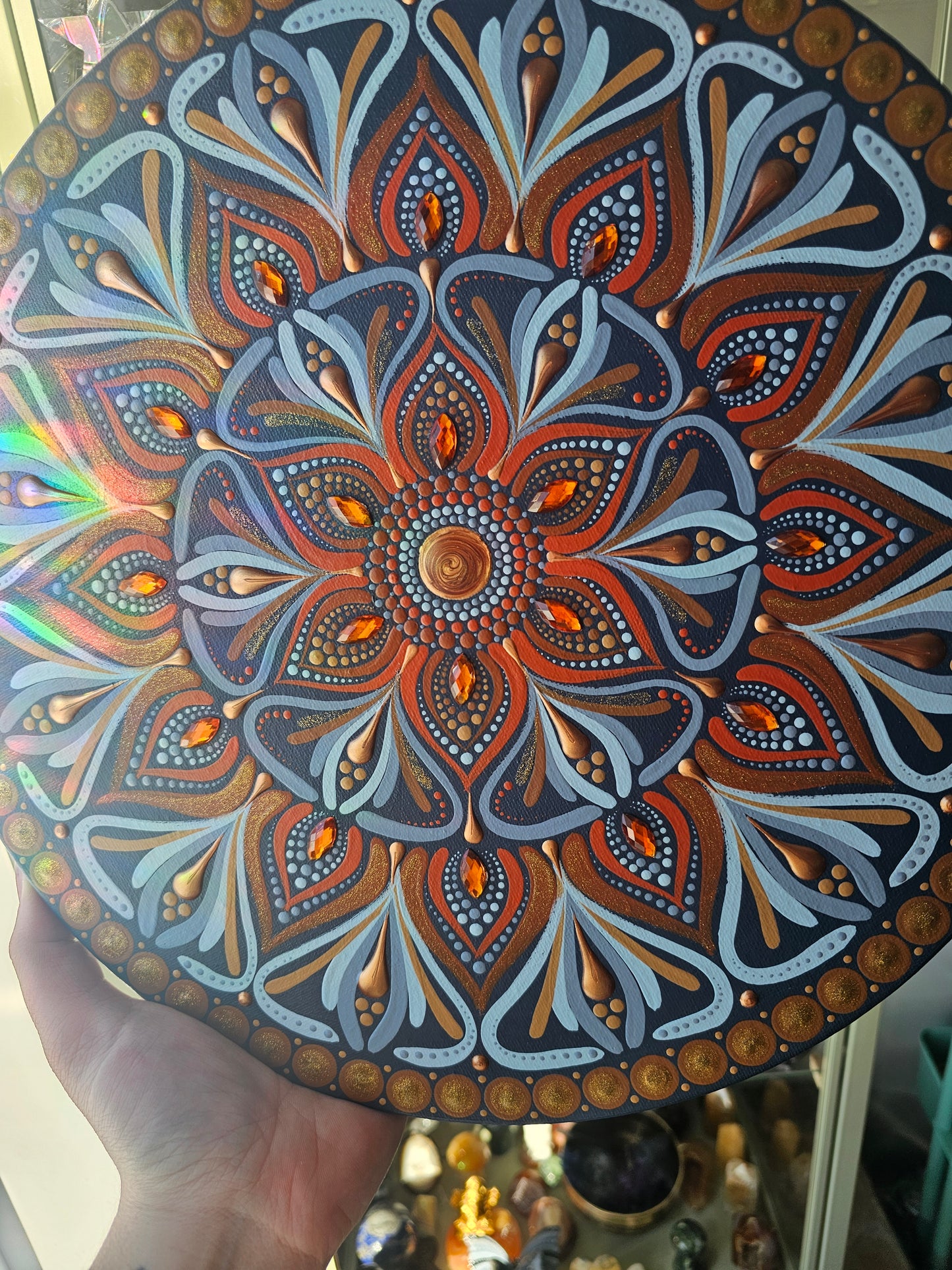 Mandala Argile d'Azure