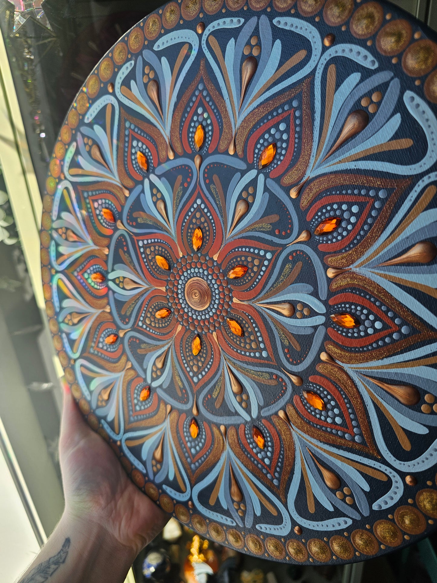 Mandala Argile d'Azure